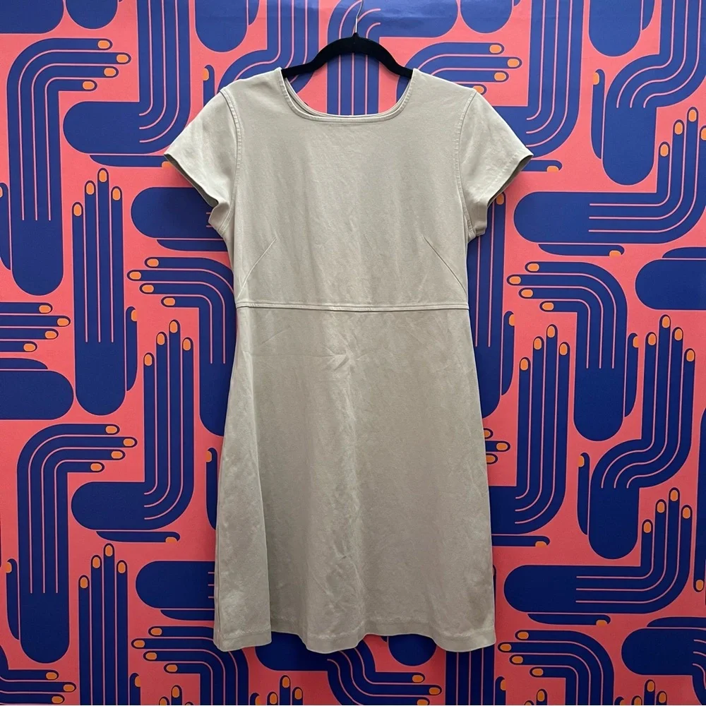 Everlane Party of One Stretch Short Sleeve Cotton T Shirt Mini Dress - Picture 2 of 4